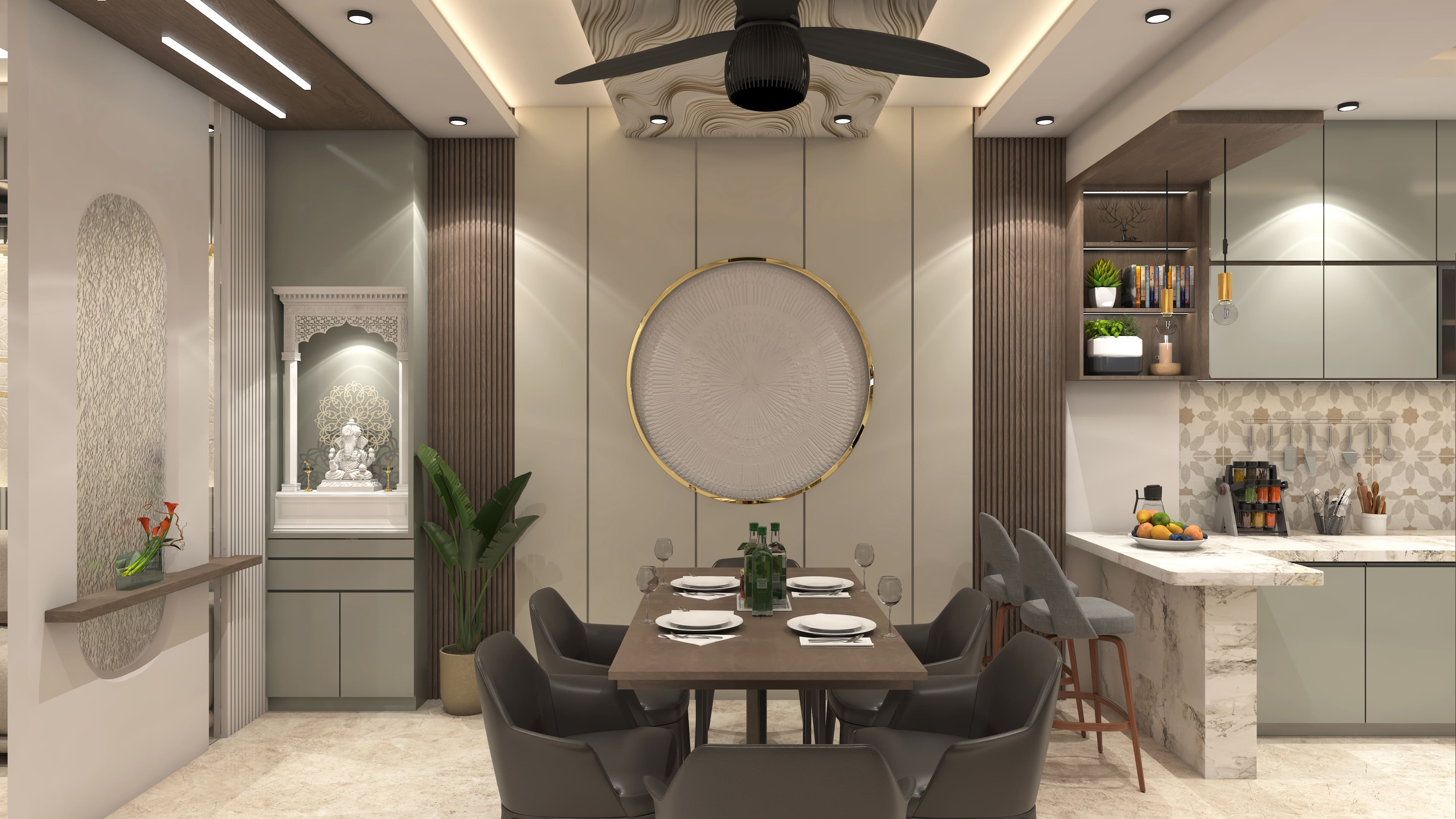 Modern Formal Dining Room